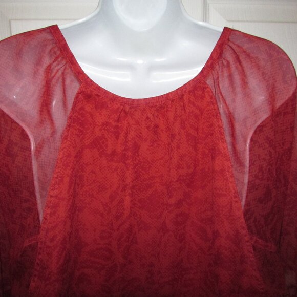 H&M Lined 3/4 Sleeve Blouse - Sz 10 - Picture 6 of 9